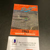 1965 Los Angeles Dodgers World Series Champs Team Signed Program Koufax Beckett
