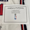 1992 Karl Malone Signed Game Issued Team USA Olympics Jersey MEARS COA & JSA