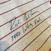 Richie Ashburn "1950 Whiz Kids" Signed Philadelphia Phillies Jersey JSA COA RARE