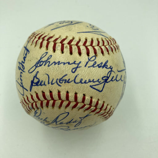 Beautiful 1963 All Star Game Signed Baseball Nellie Fox Carl Yastrzemski JSA COA