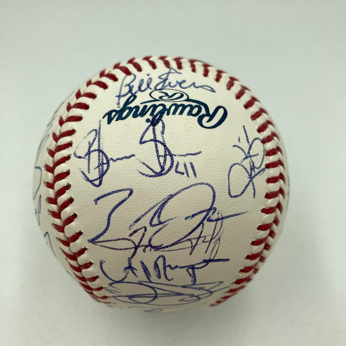 2007 Tampa Bay Devil Rays Team Signed Baseball 30 Sigs MLB Authenticated Holo