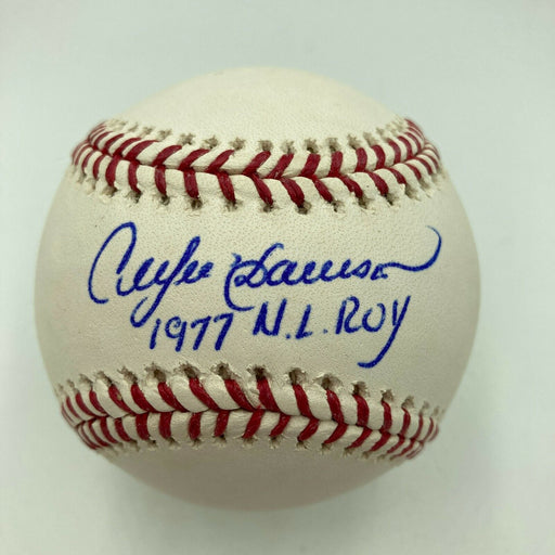 Andre Dawson 1977 NL Rookie Of The Year Signed Major League Baseball JSA COA