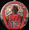 Michael Jordan Signed Charles Fazzino Hand Painted Pop Art Baseball UDA Beckett