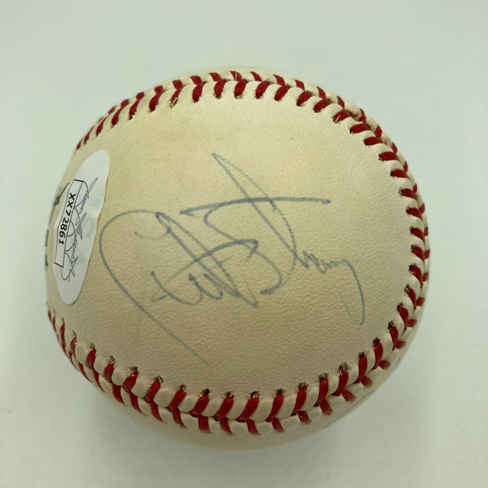 Jack Nicklaus Bob Hope Golf Legends Signed Baseball JSA COA
