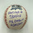 Ron Santo Signed Heavily Inscribed STAT MLB Baseball Beckett Certified