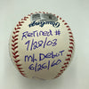 Ron Santo Signed Heavily Inscribed STAT MLB Baseball Beckett Certified