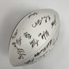 2001 Miami Hurricanes NCAA National Champions Team Signed Football JSA COA