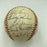 Joe Dimaggio 1968 Yankees Old Timers Day Multi Signed Baseball JSA COA