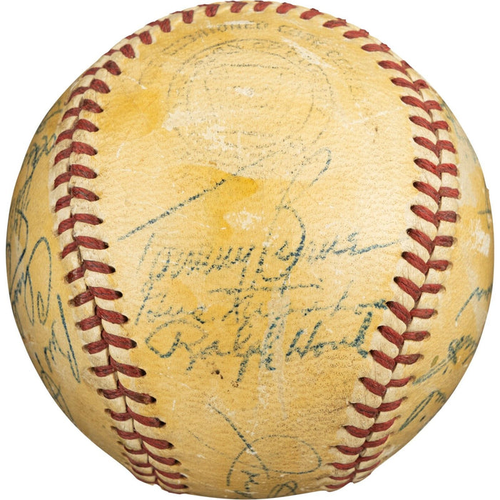 1949 New York Yankees World Series Champs Team Signed Baseball PSA DNA & Beckett