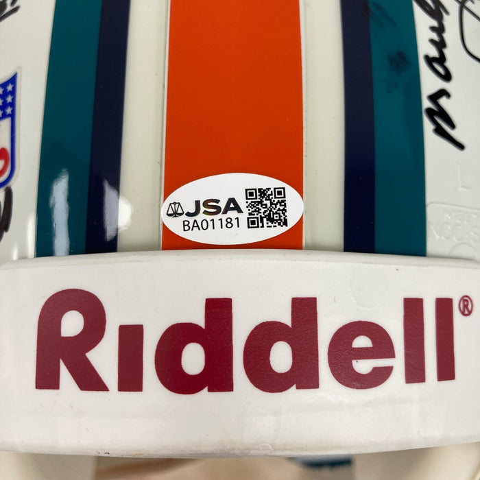 1972 Miami Dolphins Super Bowl Champs Team Signed Full Size Helmet JSA COA