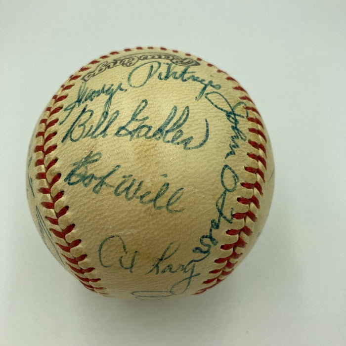 Willard Brown Negro League Hall Of Fame 1956 Team Signed Baseball JSA COA