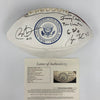 President Barack Obama Bill Clinton George Bush Jimmy Carter Signed Football JSA