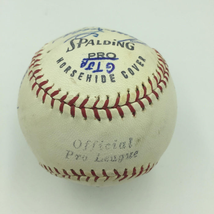 1960's Ted Williams Willie Mays Carl Yastrzemski HOF Signed Baseball JSA COA