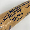Beautiful Willie Mays "Say Hey 660" & Hank Aaron "755" HOF Multi Signed Bat PSA