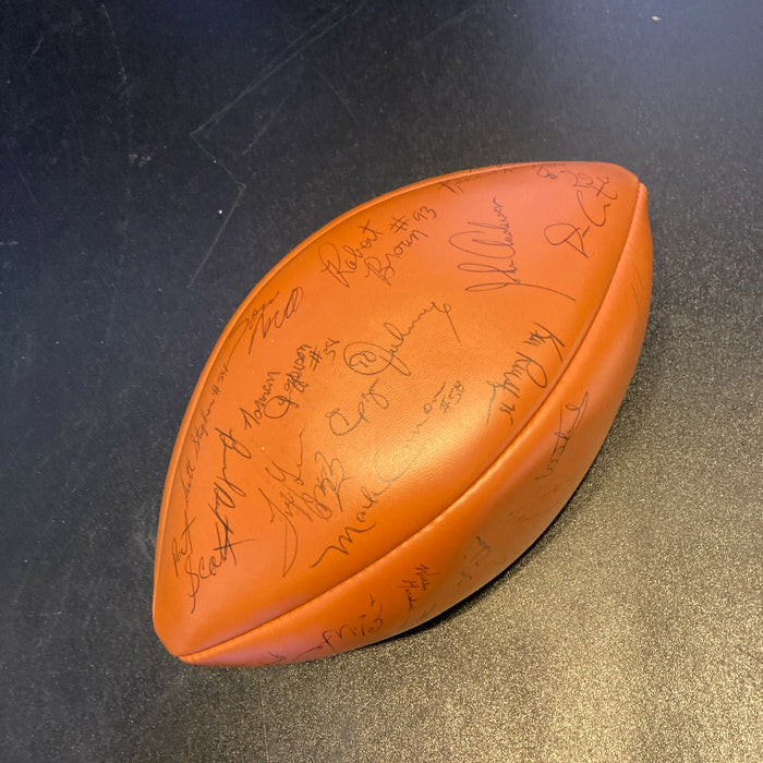 1987 Green Bay Packers Team Signed Wilson NFL Game Football JSA COA