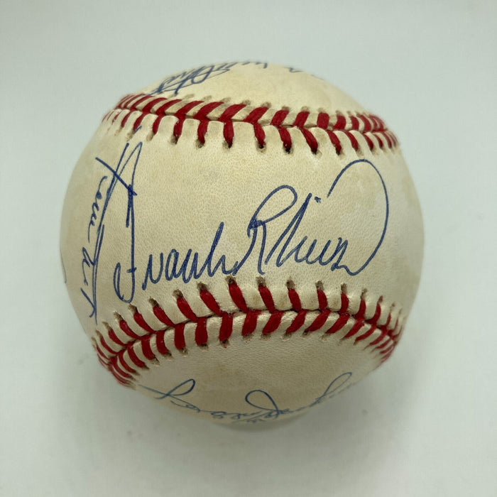 Mickey Mantle Willie Mays Aaron 500 Home Run Signed Baseball PSA DNA Auto Mint 9