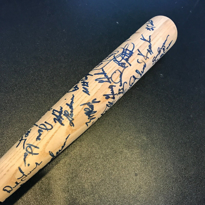 1990's Detroit Tigers Team Signed Mickey Tettleton Game Used Baseball Bat