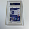 2011 Panini Certified Hometown Heroes Eli Manning Patch Auto #1/5 PSA 8.5