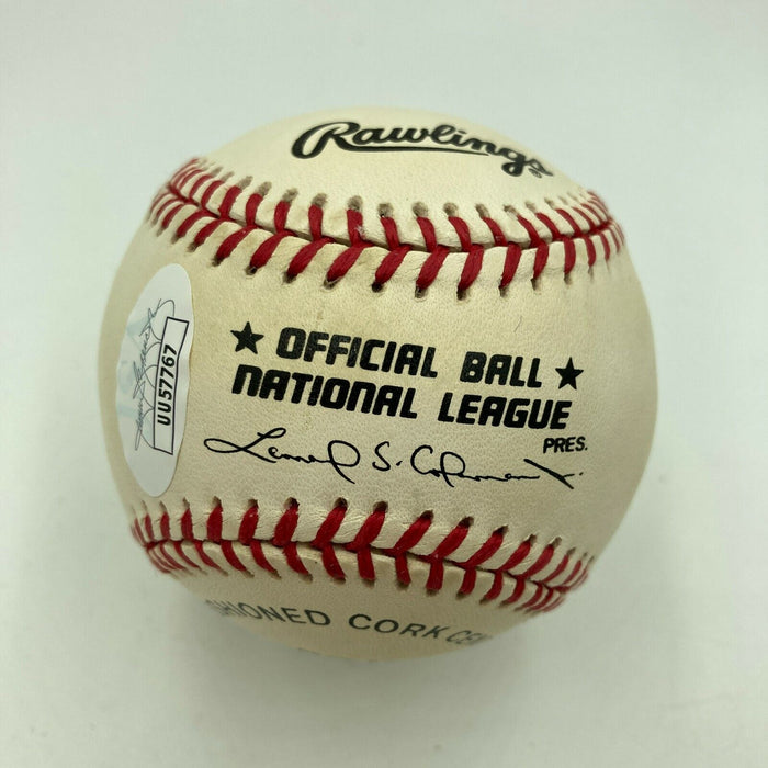 Josh Johnson Signed Official Major League Baseball Negro League Legend JSA COA