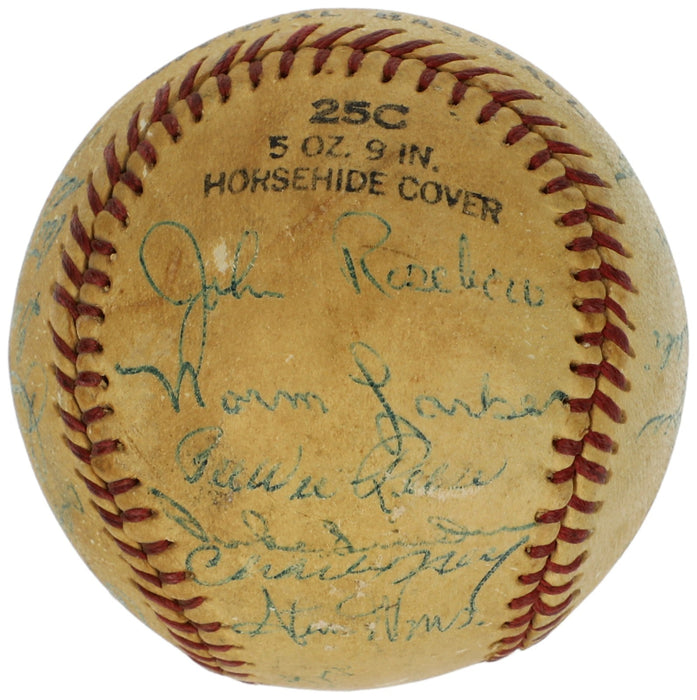 1959 Los Angeles Dodgers World Series Champs Team Signed Baseball PSA DNA COA