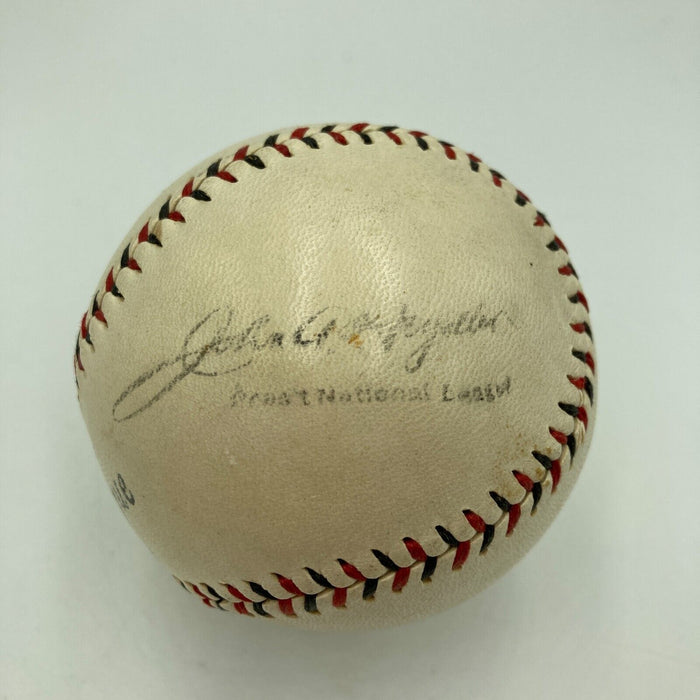 Harold Pie Traynor Full Name Single Signed 1925 National League Baseball PSA DNA