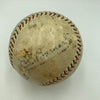 Eddie Collins Red Faber 1929 A's World Series Champs Signed Baseball JSA COA