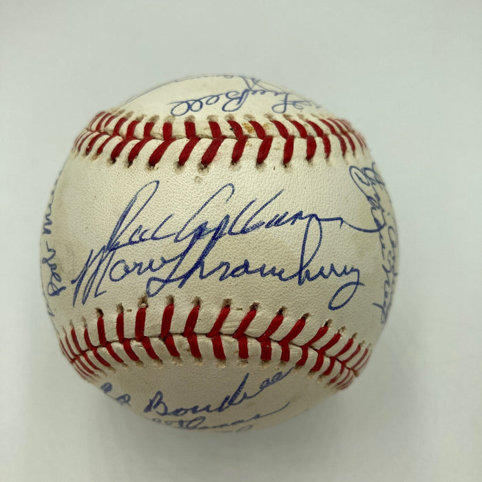 1962 New York Mets Inaugural Season Team Signed National League Baseball JSA COA