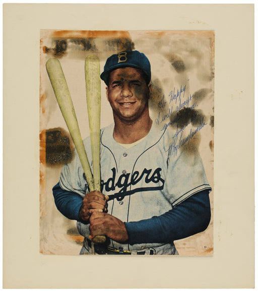 Stunning Roy Campanella Signed Large 12x14 Photo JSA COA