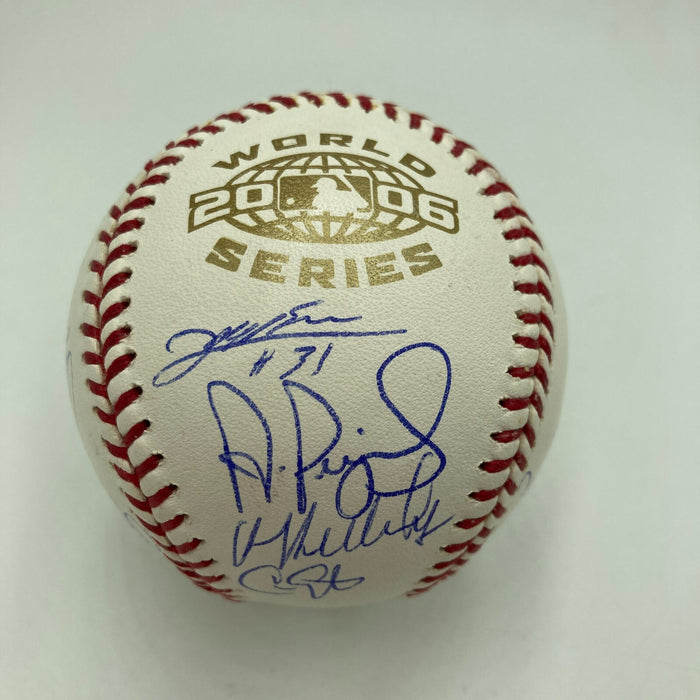 Stunning 2006 St. Louis Cardinals World Series Champs Team Signed Baseball PSA