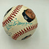 Mickey Mantle Joe Dimaggio Willie Mays Duke Snider Signed Baseball JSA COA