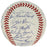 1961 New York Yankees World Series Champs Team Signed Baseball Mickey Mantle JSA