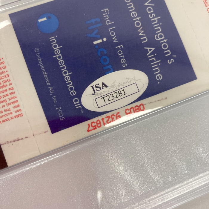 Alexander Alex Ovechkin Signed NHL Debut First Game Full Ticket PSA 1/1 Pop 1