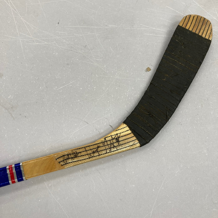 Wayne Gretzky Early 1980's Edmonton Oilers Signed Game-Used Hockey Stick JSA COA