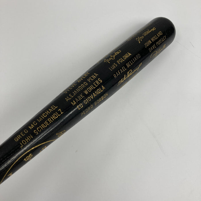 1995 Atlanta Braves World Series Champs Team Presentation Bat