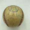 George Stovall & Gus Fisher Signed 1911 American League Baseball Indians Beckett