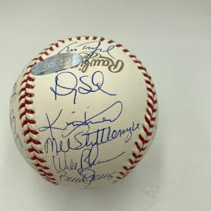 1986 New York Mets World Series Champs Team Signed W.S. Baseball Steiner & MLB
