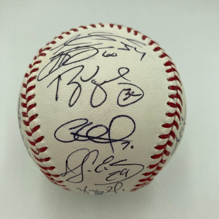 2014 San Francisco Giants World Series Champs Team Signed Baseball PSA DNA COA
