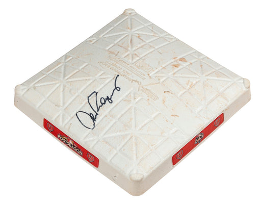 Alex Rodriguez Signed 2009 ALCS Playoffs Game Used Base Steiner COA
