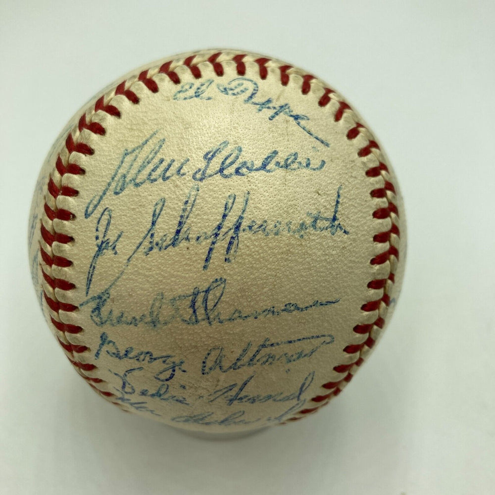 Ernie Banks 1960 Chicago Cubs Team Signed National League Baseball