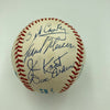 NY Yankees Legendary Announcers Signed Baseball Mel Allen John Sterling JSA COA