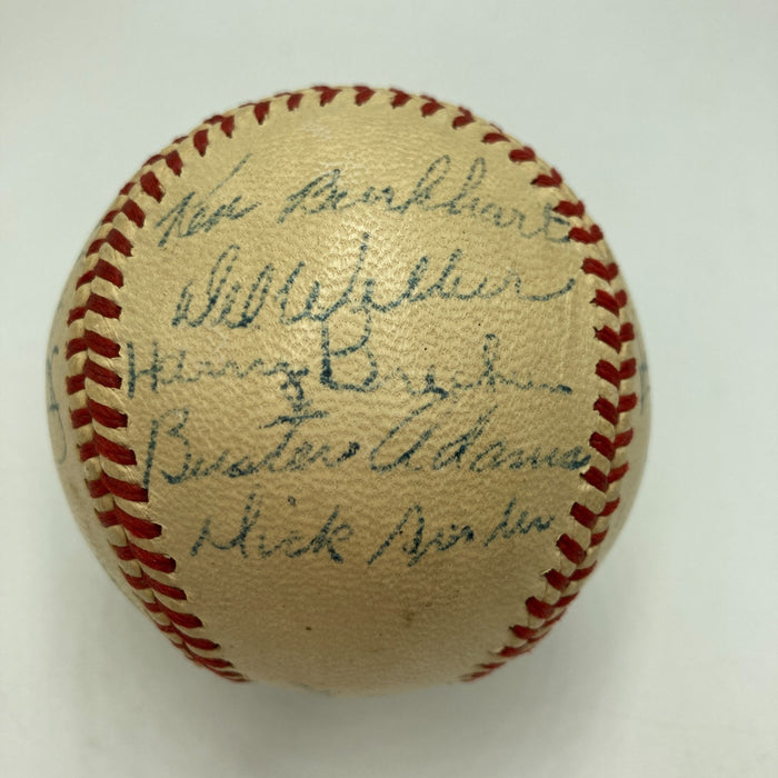 1946 St. Louis Cardinals World Series Champions Team Signed Baseball JSA COA