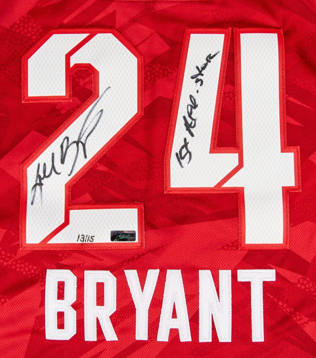 Kobe Bryant "15X All Star" Signed 2013 All Star Game Jersey Panini COA