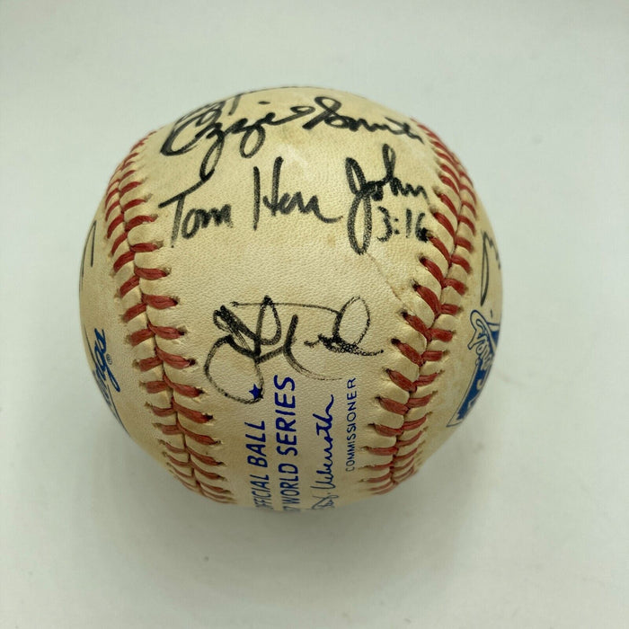 1987 St. Louis Cardinals NL Champs Team Signed World Series Baseball JSA COA