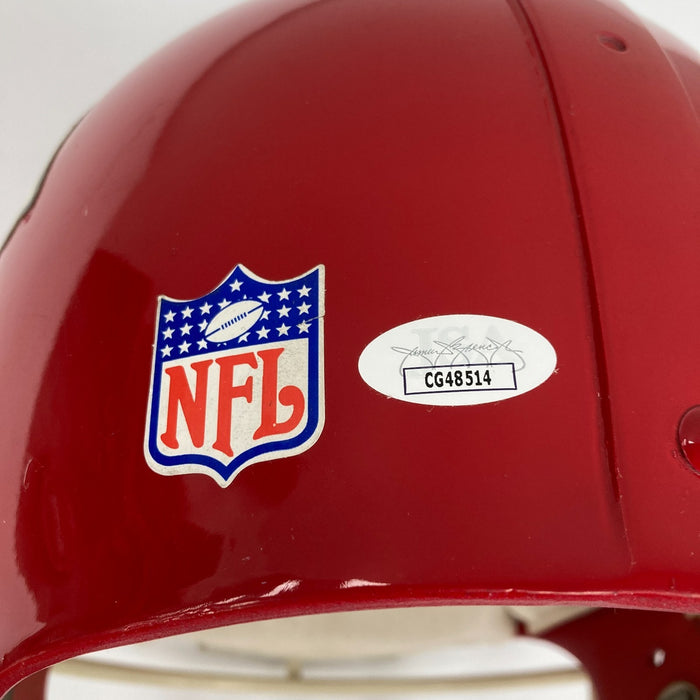Marcus Allen 1990's Signed Game Used Kansas City Chiefs Helmet JSA COA
