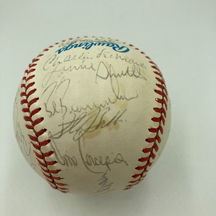 1985 Kansas City Royal World Series Champs Team Signed Baseball With JSA COA