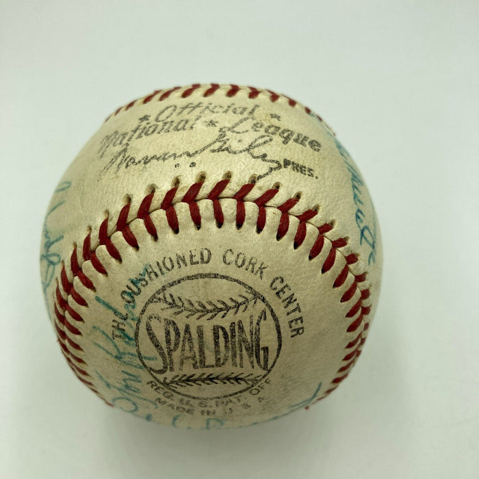 1955 St. Louis Cardinals Team Signed National League Baseball PSA DNA COA