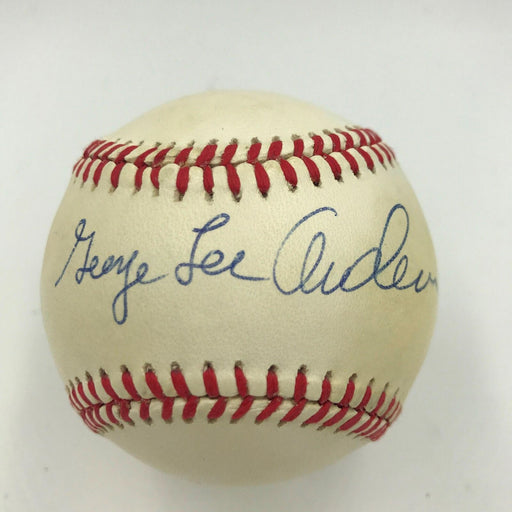 George Lee Sparky Anderson Full Name Signed American League Baseball JSA COA