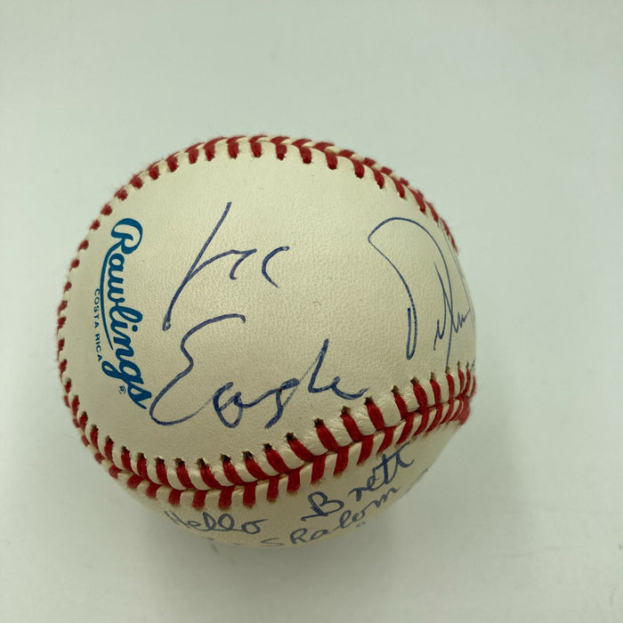 Aliza Kashi Mike Burstyn Jack Eagle Jon Zimmerman The 4 Aces Signed MLB Baseball