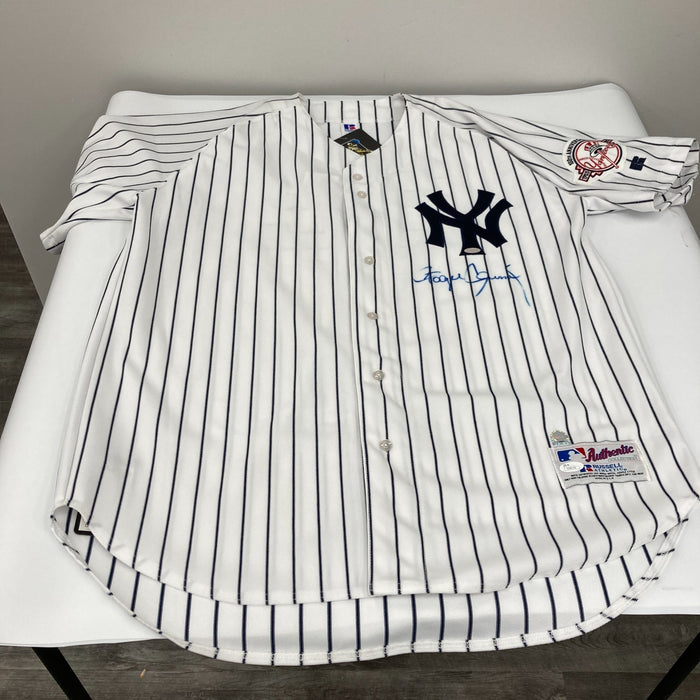Roger Clemens Signed Authentic Majestic 2003 New York Yankees Jersey JSA COA