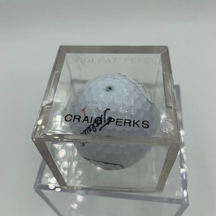 CRAIG PERKS Signed Autographed Golf Ball PGA With JSA COA